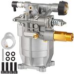 MUTURQ 3/4" Shaft Horizontal Pressure Washer Pump, 2600-3000 PSI, 2.5 GPM, OEM Replacement Pump for Honda GC160,309515003,308418007,020241 and More