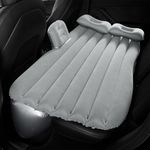 Amazon Basics Inflatable Car Air Mattress | Grey | Quick Inflate | Durable PVC | Travel & Camping Essential | Supports up to 300 kg