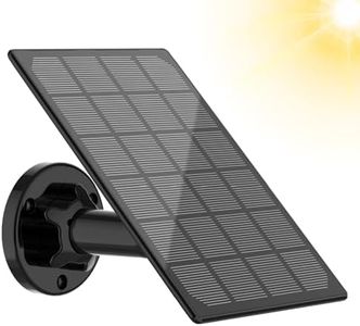 StartVision Solar Panel for Rechargeable Battery Outdoor Camera,Waterproof Solar Panel with 9.8ft USB Cable, Continuously Power for Outdoor Security Camera,5V 3.5W Micro USB Port