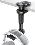 Headphone Hanger, Headset Stand Hook - Lamicall Gaming Headphone Holder For Desk With 360 Degree Adjustable Rotating Arm Clamp, [ Support 2.5Kg Weight ], Headphone Stand Headset Holder Mount Under Table, Detachable Headset Stand Earphone Rack Clip, Uni...