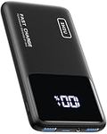 INIU Power Bank, 10000mAh Slimmest Fast Charging Portable Charger, 22.5W Battery Pack PD3.0 QC4.0, Powerbank USB C Input & Output Mobile Phone Charger for iPhone 15 14 13 12 Pro Max iPad Samsung etc