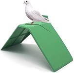 Pigeon Perches,10pcs Birdcage Stands Plastic Small Green Pigeon Perches Anti-Skid Design Dove Rest Stand Roost Frame Bird Supplies Dwelling Accessories Support Cage