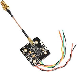 5.8GHz FPV VTX PIT/25/200/600/1000mW Switchable FPV DVR Transmitter with Microphone Support OSD Configuration Using Smart Audio Upgraded Long Range Version for FPV Racing Drone Quadcopter RC Car