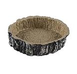 Tree Trunk Food/Water Dish for Amph