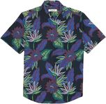 Tommy Bahama Coast Neon Gardens Camp Shirt, Black, XL