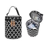 Oaygat Breastmilk Cooler Bag Baby Bottle Tote Bag Portable Insulated Leak Proof Milk Bottle Carrier Portable Thermal Bottle Bag Storage Pouch Bag Hangable Feeding Bottle Bag for Nursing Mom Daycare