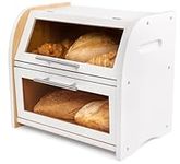 Arise Stylish Bamboo Bread Box for 