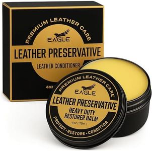 Eagle Leather Balm - Compatible with Dr. Martens Wonder Balsam - Premium Leather Conditioner for Boots, Shoes, and Jackets - Softens, Conditions, and Restores Dry, Cracked Leather(120mL)