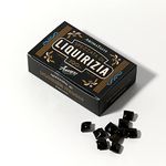 100% Black Pure Liquorice in Hard Pieces | 100g