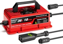 Ardroit 36 Volt Golf Carts Battery Charger for EZGO TXT with D-Style Plug- 36V 18AMP Lead Acid, 4-6 hrs Full Charge, Replace EZGO Charger, D-Plug, 16FT, 36V Golf Cart Charger