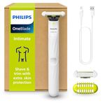 Philips OneBlade Intimate, Designed for Pubic Grooming, Trim & Shave with Extra Skin Protection, Close & Comfortable Results - not Completely Bare, Model QP1924/30