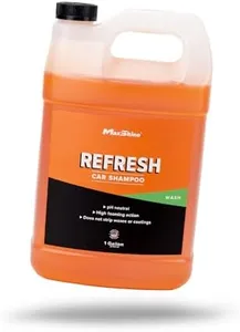 Maxshine 1 Gallon Refresh Car Wash Shampoo – pH-Balanced Formula with High Foaming Action – Spot-Free Rinse, Safe on All Painted Surfaces – Ideal for Car Wash & Auto Detailing