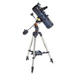 Celestron - AstroMaster 114EQ Newtonian Telescope - Reflector Telescope for Beginners - Fully-Coated Glass Optics - Adjustable-Height Tripod - Bonus Astronomy Software Package