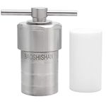 BAOSHISHAN 50ml 304 Stainless Steel Hydrothermal Synthesis Autoclave Reactor Digestion High-Pressure Tank with PTFE Lining PTFE Lined for Rapid Digestion of Insoluble Material (Customizable)