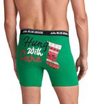 Little Blue House Men's Funny Boxer Briefs, Hung with Care, Medium