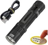 Nitecore EDC33 4000 Lumen Compact EDC Flashlight, USB-C Rechargeable, High Lumen Throw and Flood Beam