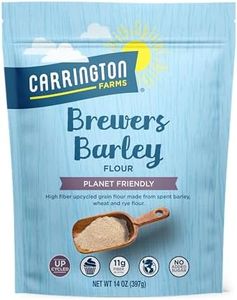 Carrington Farms Brewer's Barley Flour – High Protein, Fiber & Iron, Nutrient Rich Flour for Baking & Cooking – Blend with Traditional Wheat Flour for Nutritional Boost (14 oz)