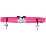 FuelBelt Reflective Race Number Belt, Maui Pink/Lagoon Green