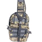 Gowara Gear 25L Color Deserts Camouflage UK Flag Tactical Sling Bag Pack Military Rover EDC Molle Assault Range Bags Shoulder Day Pack w/Tactical UK Flag Patch (25L Desert Camouflage)