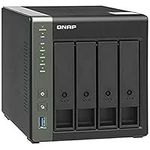 QNAP TS-431X3-4G 4 Bay Desktop NAS Enclosure - 4GB RAM, Quad-core 1.7GHz Processor - with built-in 10GbE SFP+ and 2.5GbE RJ45 connectivity