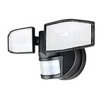 Xtralite NiteSafe X2 Twin Security LED Floodlight, Motion Activated, Wireless Battery Operated with Adjustable Heads, IP44, 400 Lumens (5000k)