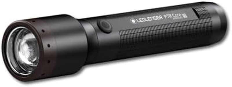 Ledlenser P7R Core | 2020 | Allround Taschenlampe LED | 1400 Lumen | aufladbar mit Lithium Akku | wasserdicht IP68 | Fokussierbar | 300m Leuchtweite | bis zu 90 Std. Laufzeit | USB Magnetladekabel
