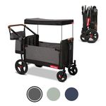 Radio Flyer Atlas Stroll N Wagon, Folding Wagon for 1+ Years - Gray