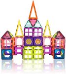 Contixo ST4 Magnetic Tiles - 112 PCs 3D Building Blocks STEM Construction Creativity, Imagination, Recreational, Educational Building Toys for Kids Children Toddler Ages 4-8, Boys and Girls Age 3-5
