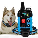 HOMELYLIFE Anti Bark Collars for Dogs Spray/Vibration/Sound Modes No Shock Dog Training Collar with Remote 1000ft Range for Small Medium Large Dogs