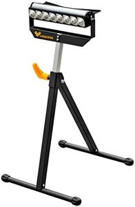 WORKESS Roller Support Stand,WK-RS010 132 Lbs Load Capacity,Adjustable Height (27" - 43") Single Roller Stands for Woodworking