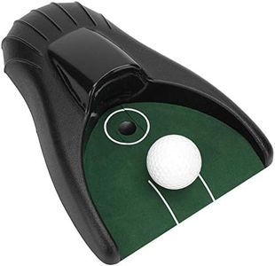 Keenso Golf Putting Green,Golf Ball Kick Back Putting Mats,Golf Putting Return Machine,Battery‑powered return ball,Practice At Home,Office,Parties
