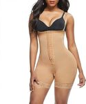 Women's Shapewear Stomach Control Bodysuit Butt Lifter BBL Zipper Crotch (M)