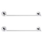 aligarian Steel 24inch Wall Mounted Solid Towel Rod (Pack of 2)