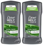 Dove Men+Care Antiperspirant Deodorant, Extra Fresh 2.7 oz (Twin Pack)