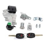 ZPZPHOM for Honda Civic 2006-2011 06350-SAA-G30 35100-SDA-A71 Ignition Starter Switch Housing Door Trunk Lock Cylinder Transponder 46 Chip Immobilizer Keys with Panic Full Set