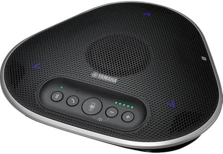 YAMAHA YVC330 UC Portable USB & Bluetooth Conference Speakerphone with Built-in SoundCap Technology – Black