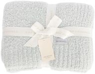 SARANONI Oversized Super Soft Comfy Lush Adult Extra Large Blanket, Sky Blue XL Blanket, 60" x 80"