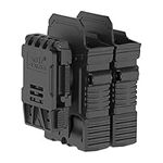 Double AR15 Magazine Holder M4 M16 Mag Holder 5.56mm Mag Pouch Omitac Magazine Pouch 1.5''-2.5'' Belt (360 Degree Adjustable)