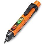 Proster Non Contact Voltage Tester 12-1000V/48V-1000 Adjustable Sensitivity AC Voltage Detector Tester Pen & LED Flashlight