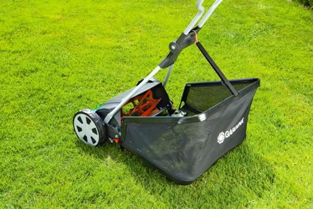 GARDENA Comfort Reel Mower 400C – 40cm Hand Push, Steel Blade, Non-Contact