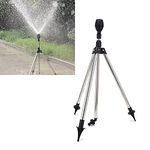 Rotating Tripod Sprinkler, Garden Sprinkler 360 Degree Telescopic Tripod Sprinkler, Rotating Pulsating Sprinkler Lawn Sprinkler Large Area, Water Sprinkler For Garden Agricultural Irrigation
