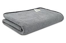 SOFTSPUN Microfiber Bath Towel 500 GSM 1 pc Light Grey! Ultra Absorbent Super Soft & Lightweight Quick Drying for Men & Women Daily Use Extra Large Size Unisex.