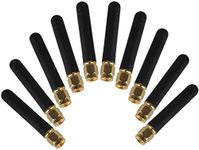 GPRS GSM SMA Male Plug Straight Radio Antenna Parts Pack of 10