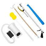 FabLife Hip Kit with 26" Reacher, Contoured Sponge, Formed Sock Aid, 18" Plastic Shoehorn, 24" Dressing Stick