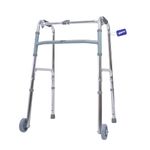 Simon's heavy-duty front wheel foldable lightweight aluminium walker for assisted walking of elderly and patients