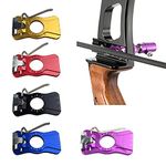 MILAEM Archery Arrow Rest for Recurve Bow Self-adhesive Hunting Accessory Right Hand and Left Hand (Black)