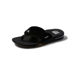 Reef Fanning, Men's Flip-flop, Black (Black / Silver), 10 UK (11 US)