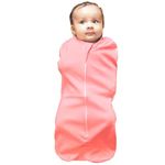 MammaChamp Zipper Swaddle Sleeping Sack/Pod/Blankets/Wrap/Bag New Born Baby for 0-3 Months (Pack of 1) (Peach)