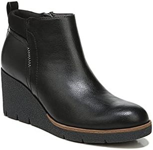 Dr. Scholl's Shoes Women's Berklie Ankle Boot, Black, 6 US