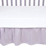 Sammy & Lou 55364 Crib Skirt, Nursery, Gray